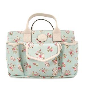 GUCCI Flower Tote Bag Green